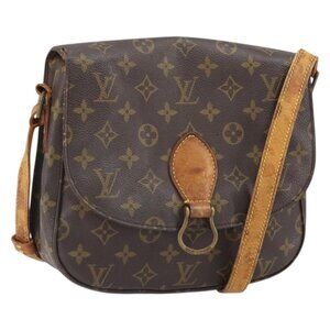 Authentic LOUIS VUITTON Monogram Saint Cloud GM Shoulder Bag M51242 LV